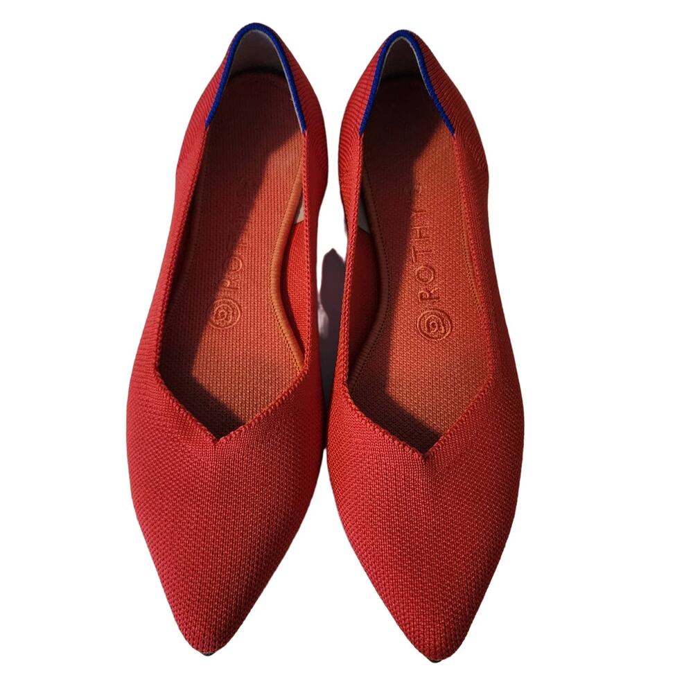 Rothy's The Point in Flame Size 8